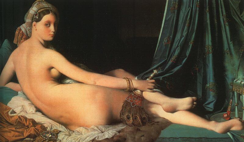 Jean-Auguste Dominique Ingres Grande Odalisque Spain oil painting art
